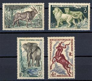 French Equatorial Africa 195-198 MNH