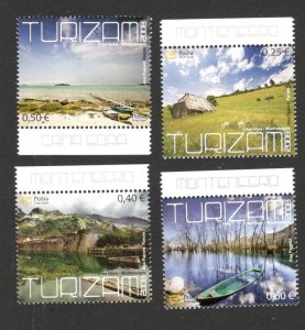 MONTENEGRO - MNH SET - TOURISM - NATURE  - 2008.