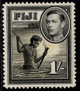 FIJI GVI SG262, 1s black & yellow, M MINT.