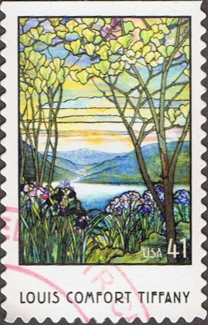 US Used 41 cent Scott# 4165 Louis Comfort Tiffany VF