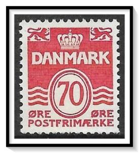 Denmark #497 Numeral NG