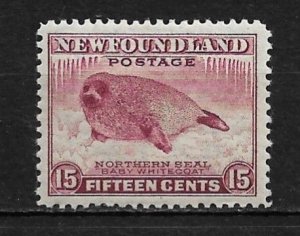 1941 Newfoundland 262 15¢ Northern Seal MNH