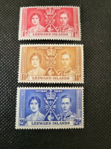 Leeward Is., 1937 Coronation SCV $4.50