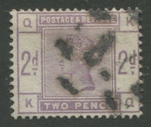 GREAT BRITAIN #100 USED