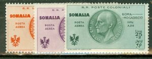 KN: Somalia CB1-3, 6-10 mint Cv $140; scan shows only a few