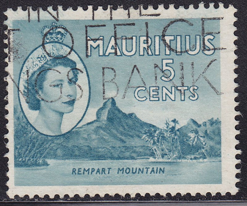 Mauritius 254 Rempart Mountain 1954