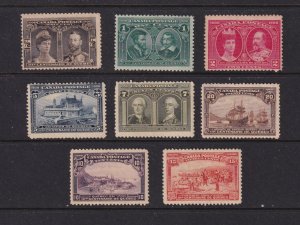 CANADA # 96-103 VF-FVF-MNH QUEBEC TERCENTENARY ISSUE COMPLETE APPROX CV $4500