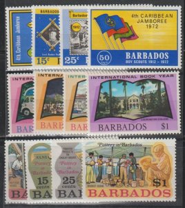 Barbados SC  372-83 MNH