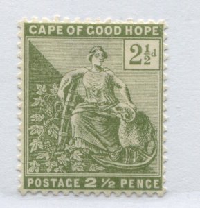 1892 Cape of Good Hope 2 1/2d mint o.g. hinged