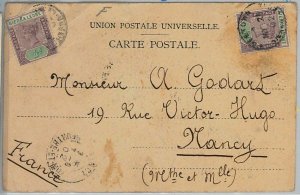 39934 - SIERRA LEONE - POSTAL HISTORY - POSTCARD to FRANCE - Mateba (Congo)