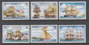 Anguilla 259-264 Sailing Ships MNH VF