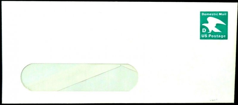 1985 Sc. U607 stamped window envelope, 22 cent D stamp