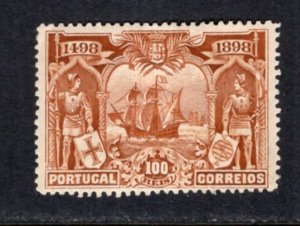 Portugal 1898 Vasco de Gama 100r Mint OG H #153 CV$44