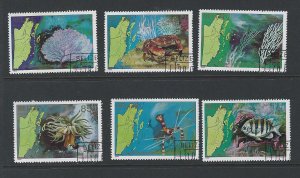 Belize  used CTO sc#  646-651