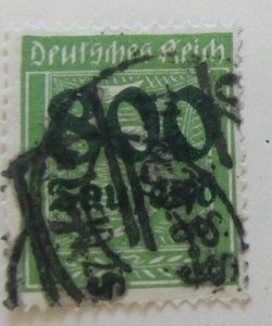 A8P49F201 Deutsches Reich Germany 1923 800 on 5pf fine used stamp