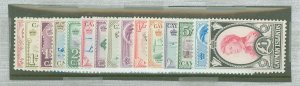 Cayman Islands #153-67v Unused Single (Complete Set)