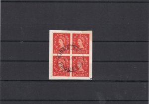 Gibraltar Paquebot 1963 Stamps Block ref R 19390