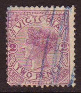 Victoria 1886 Sc#162, SG#314 2d Lilac Queen Victoria USED-Poor.