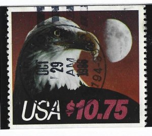 U.S. Scott #2122 Used $10.75 Eagle & Half Moon stamp 2019 CV $7.50