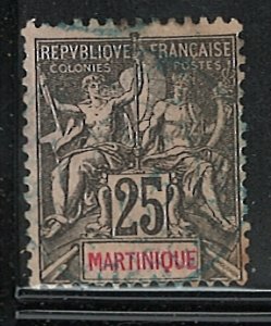 Martinique  Scott 43 Used!