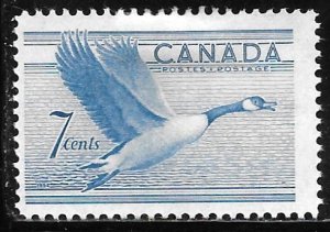 Canada 320: 7c Canada Goose (Branta canadensis) in flight, MHR, F-VF