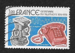 France Scott 1500 Used LH - 1976 1st Telephone Call Centennial