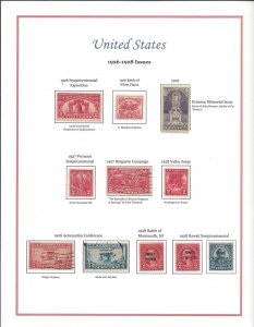 United States High Quality Album Sheets and Stamps - 1926-28 Issues