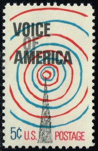 US #1329 Voice of America; Used (3Stars)