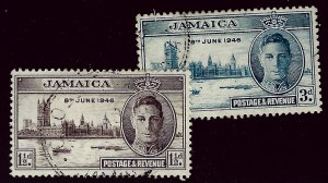 Jamaica SC#136-137 Used F-VF hr...Worth a Close Look!