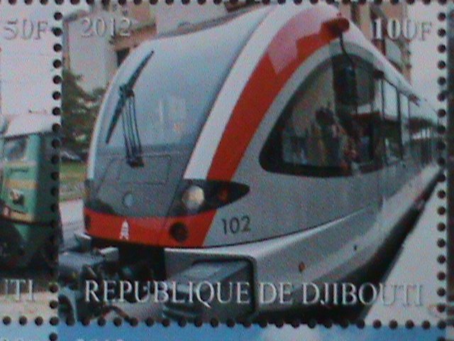 ​DJIBOUTI-2012-CLASSIC & MODEN TRAINS IMPERF-MNH S/S-VF WE SHIP TO WORLDWIDE