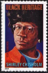 SC#4856 (49¢) Black Heritage: Shirley Chisholm (2014) SA