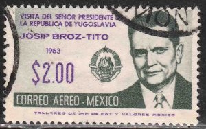 MEXICO C275, Visit of Marshall Tito of Yugoslavia..USED. VF. (629)