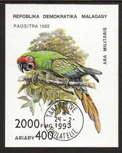 Madagascar Birds 1121 Souvenir Sheet CTO VF NH