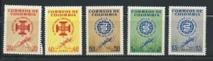 Colombia 740-1 C426-8 1962 Malaria set MNH