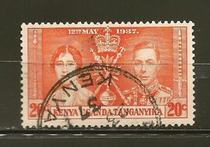 Kenya Uganda and Tanganyika 61 Coronation Issue Used