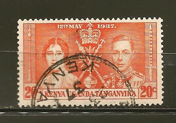 Kenya Uganda and Tanganyika 61 Coronation Issue Used