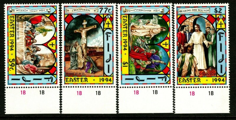 ES-1414 FIJI 1994 EASTER SCOTT 703-6 SET OF 4   MNH $8.85