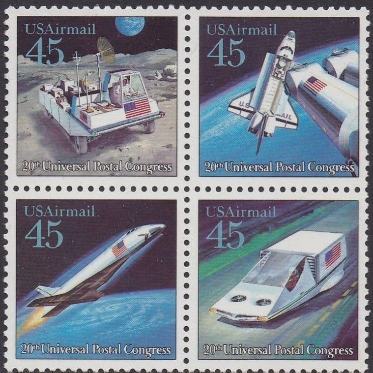 C125a Futuristic Mail Delivery MNH