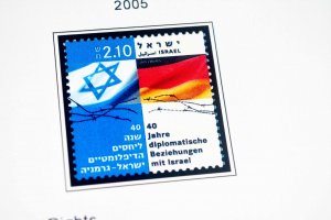 COLOR PRINTED ISRAEL 2000-2010 STAMP ALBUM PAGES (68 illustrated pages)