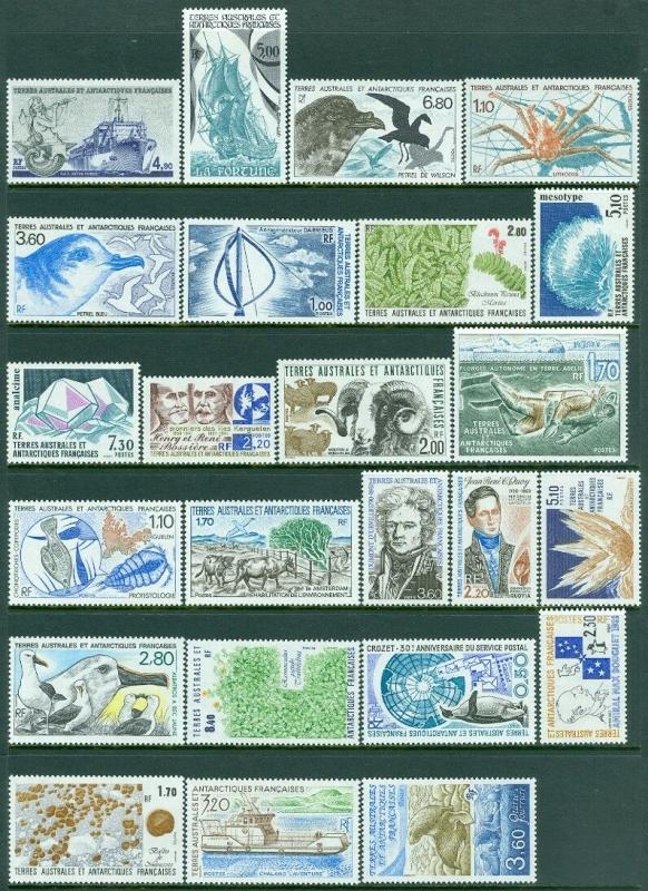 EDW1949SELL : F.S.A.T. 1976-1995 Scott #66-177 Complete. Very Fine, MNH Cat $204