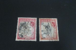 Aden 1953 Sc 57,57A FU