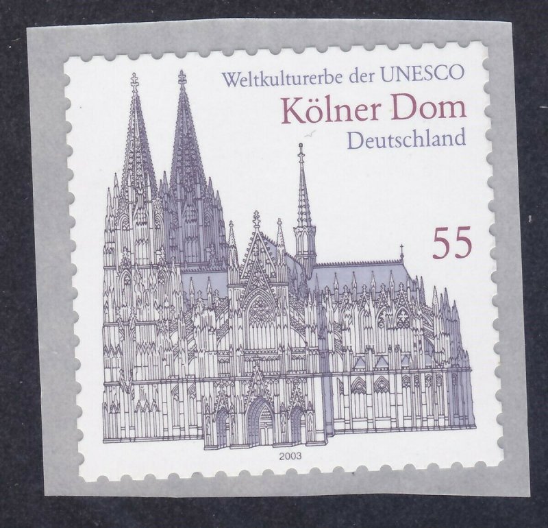 Germany 2233 MNH 2003 Cologne Cathedral UNESCO Self -Adhesive Coil Issue