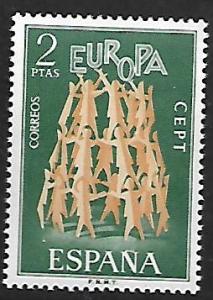 SPAIN, 1718, MNH, EUROPA 1972