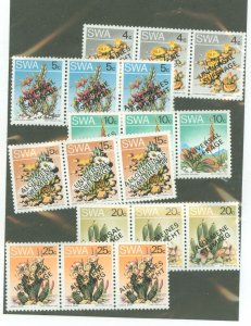 South West Africa #423-8 Mint (NH) Single (Complete Set)