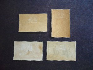 Stamps - Guadeloupe - Scott# 149,151-153 - Mint Hinged Part Set of 4 Stamps