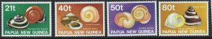 Papua New Guinea Scott 750-753 Snail Shells! MNH!