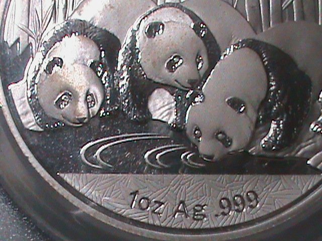 ​CHINA- 2013-LOVELY PANDAS -$10 SILVER DOLLARS-MS70-CERTIFIED BY PCGS -VF