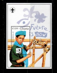 Ghana 1995 - Boy Scouts - Souvenir Stamp Sheet - Scott #1819 - MNH