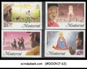 MONTSERRAT - 1985 CHRISTMAS - 4V - MINT NH