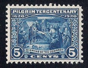 #550 Pilgrim Issue Stamp mint OG NH EGRADED SUPERB 99 XXF